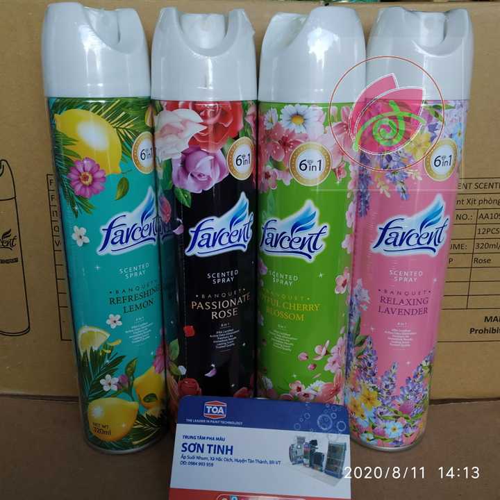 Nước hoa xịt phòng cao cấp Farcent 320ml