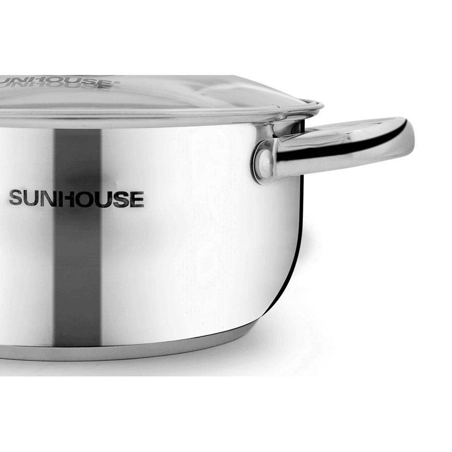 Bộ nồi inox 3 đáy Sunhouse SH334