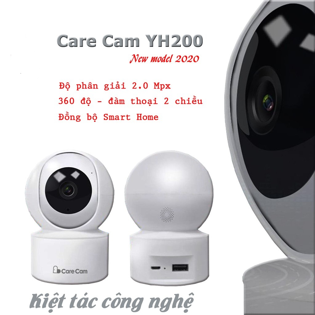 Camera wifi ip carecam yh200 2.0 - mã mới cc2020