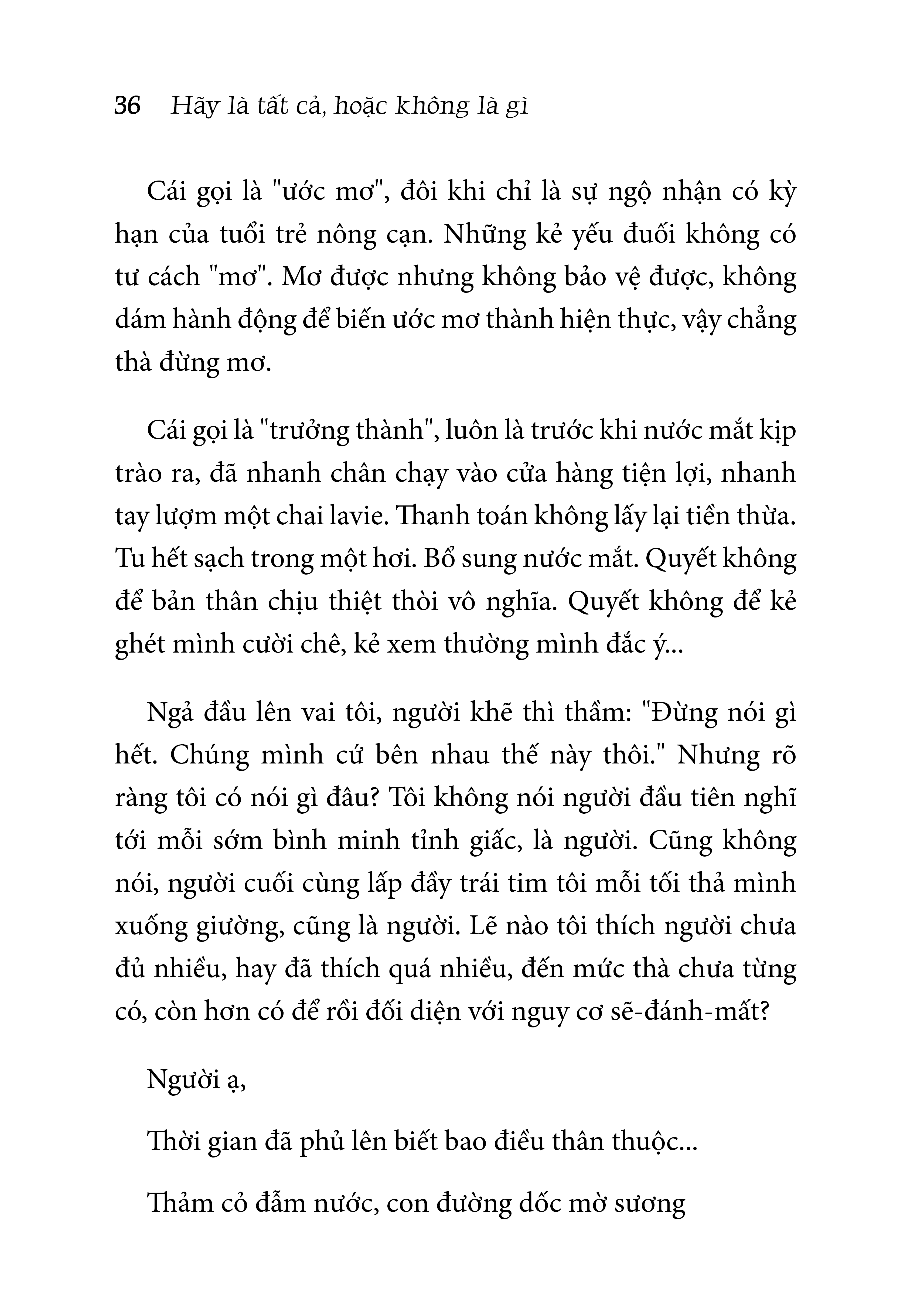 Timebooks - Hãy Là Tất Cả, Hoặc Không Là Gì