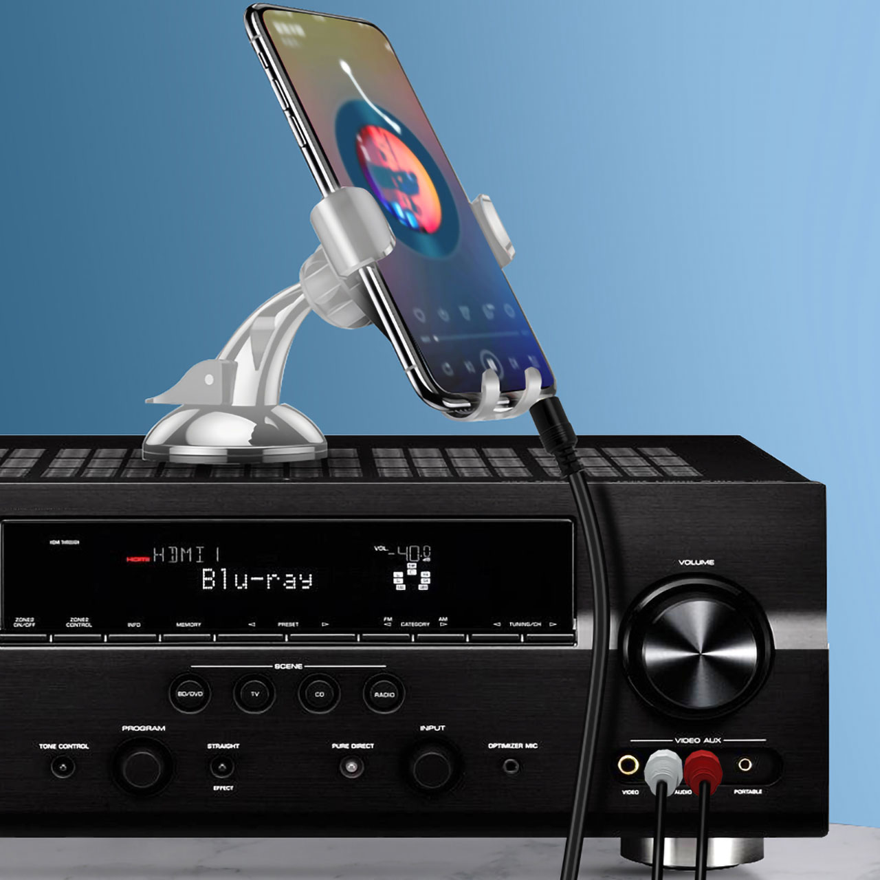 Jack 3.5 Ra Hoa Sen AV/RCA