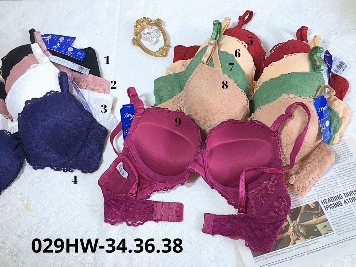 Áo lót nữ siêu đẩy ren Boya 029HW