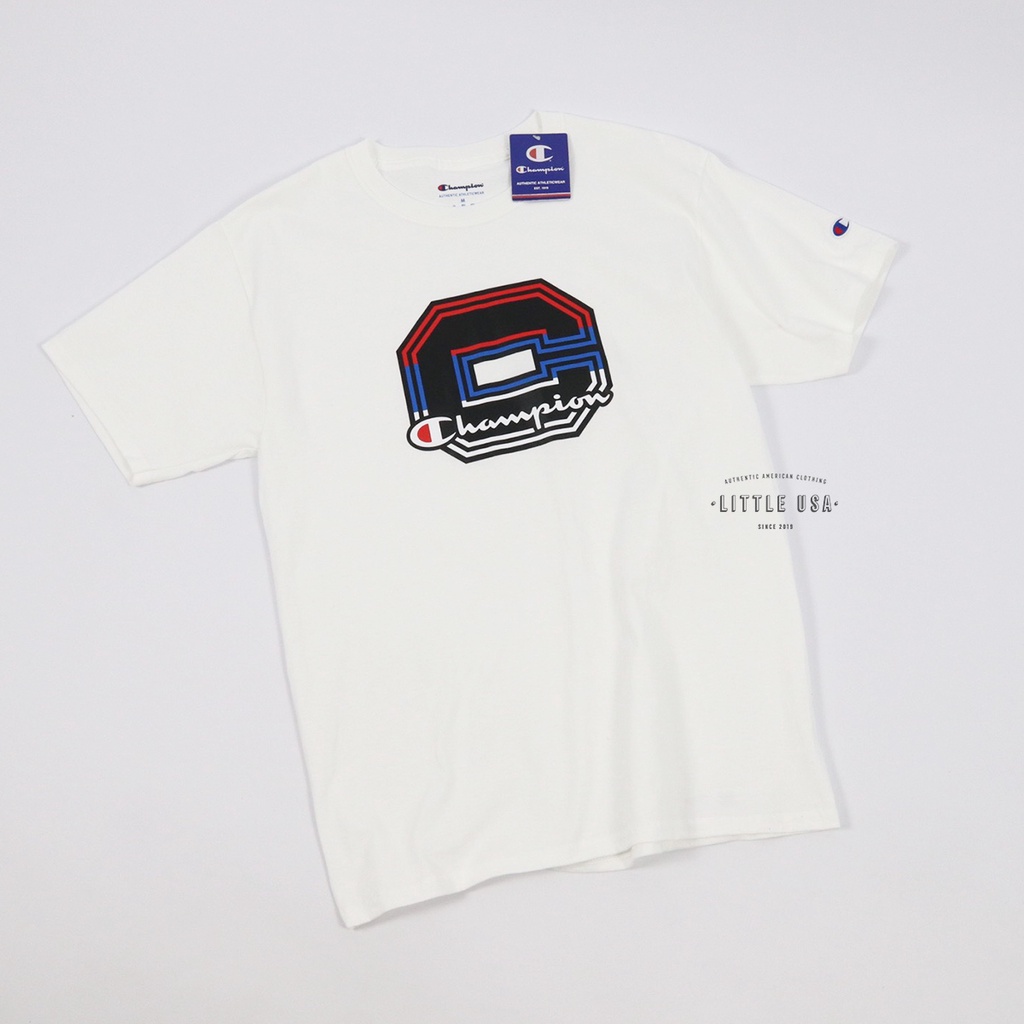Áo Champion® Tagless Block C Logo - Unisex Nam Nữ