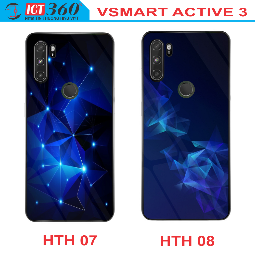 Ốp Lưng Kính VSMART ACTIVE 3 - in Theo Yêu Cầu ( Nhiều Hình)