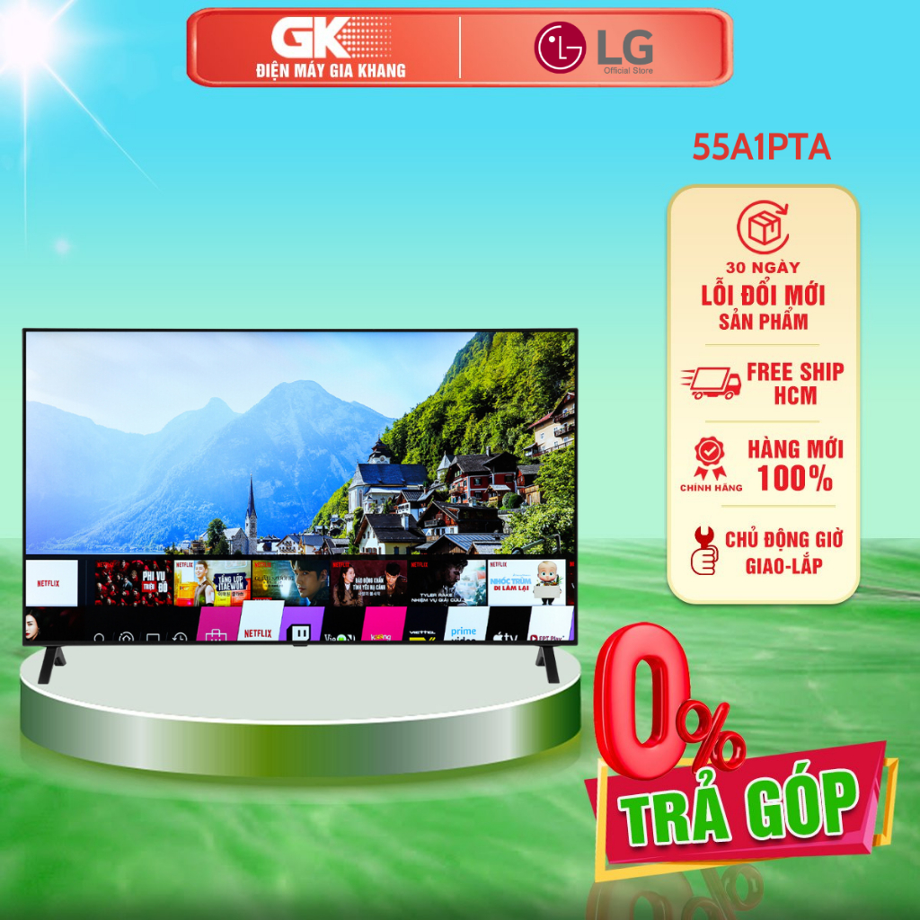 Smart Tivi OLED LG 4K 55 inch 55A1PTA
