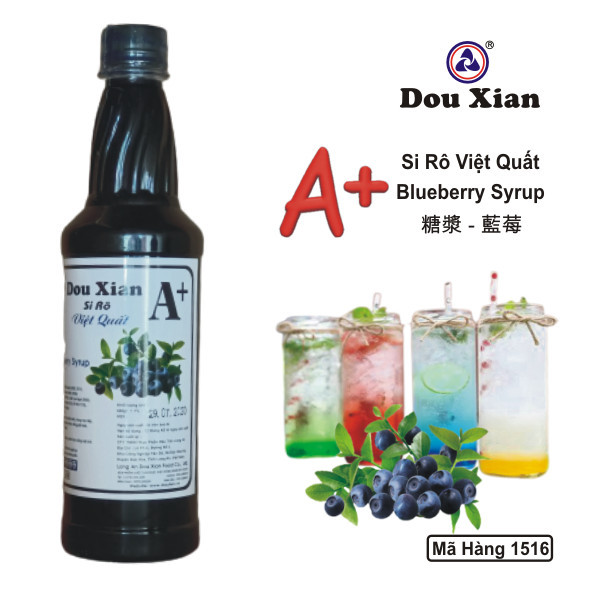 Siro A+ Douxian chai 500ml - Đủ hương vị