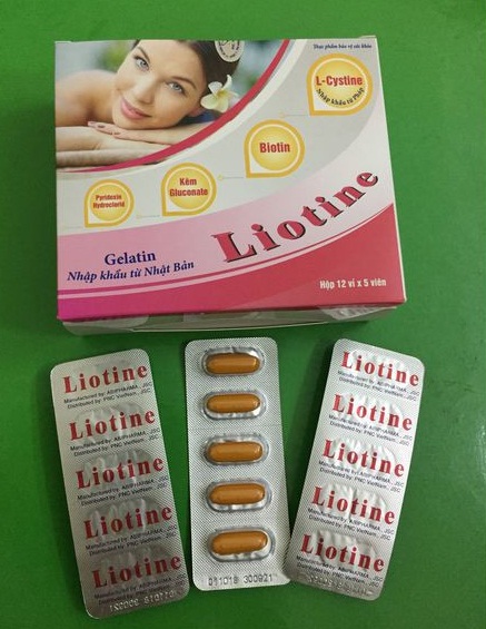 LIOTINE (HỘP 12 VỈ x 5) GIÚP ĐẸP DA, KHỎE TÓC