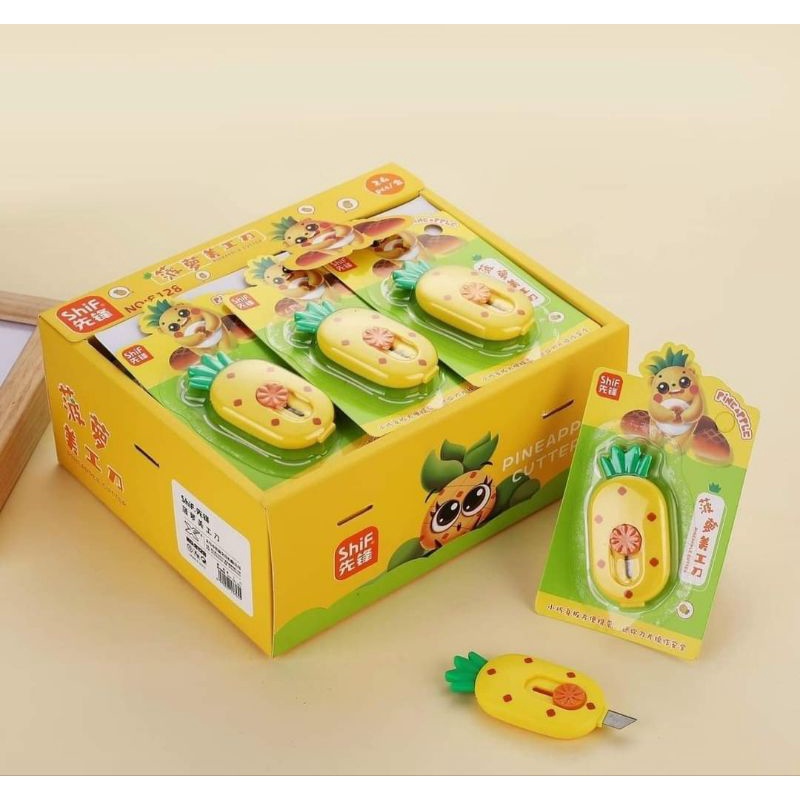 Dao rọc giấy mini cute nhiều hình dễ thương (giao mẫu ngẫu nhiên ạ)- (dao dọc giấy)
