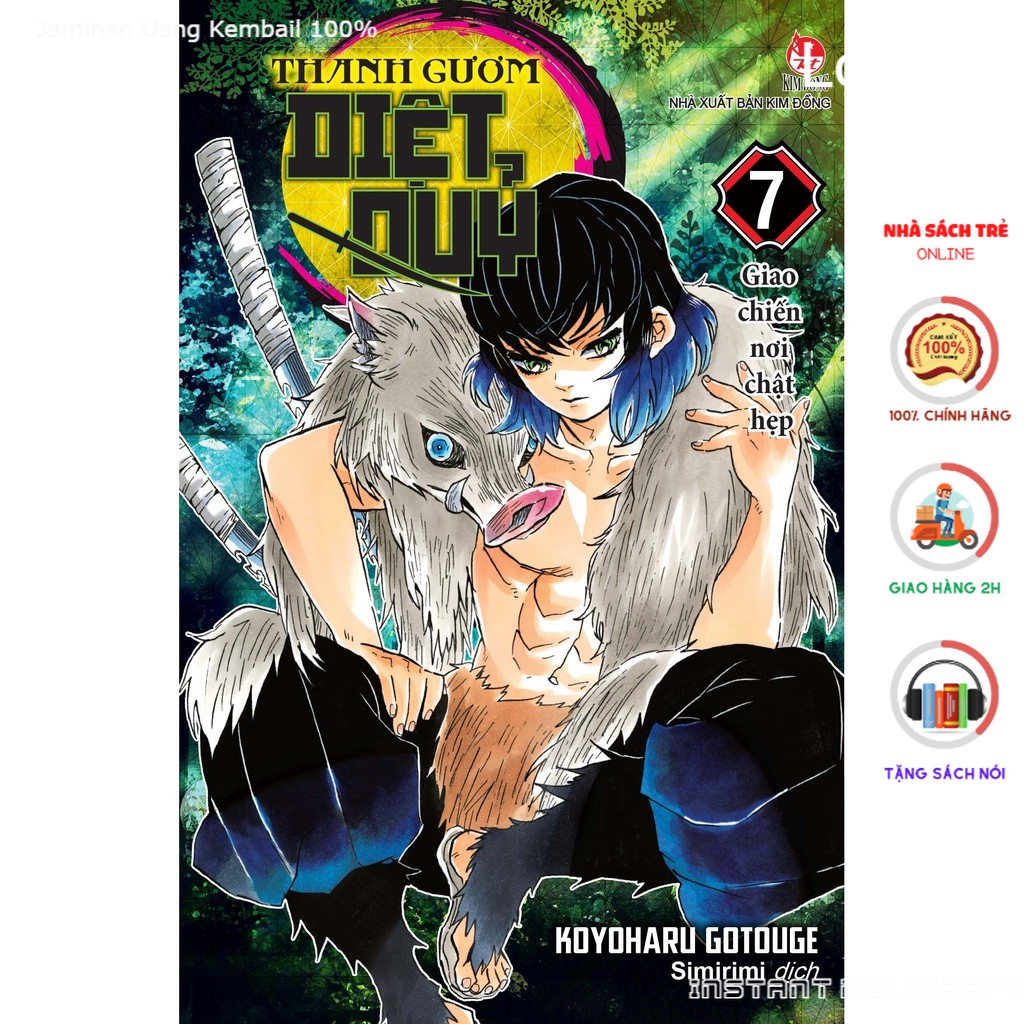 Truyện tranh Thanh gươm diệt quỷ - Tập 7 - Kimetsu no Yaiba - NXB Kim Đồng