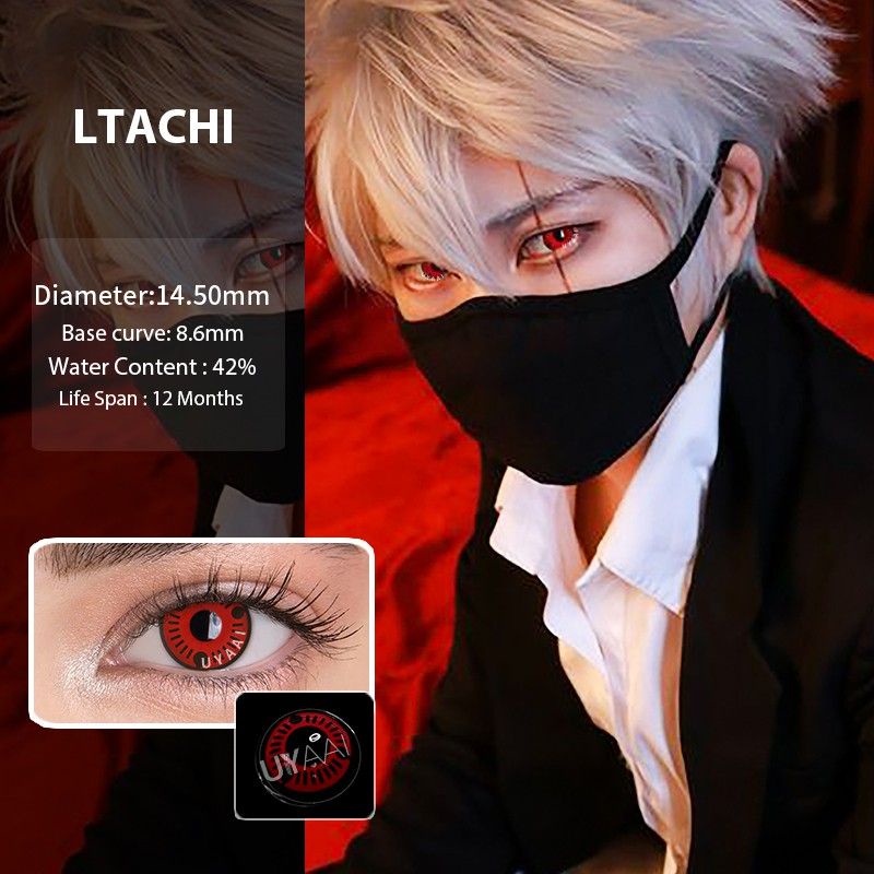 Lens cosplay Naruto/Uchiha/Sasuke/Hinata - Kính áp tròng hóa trang