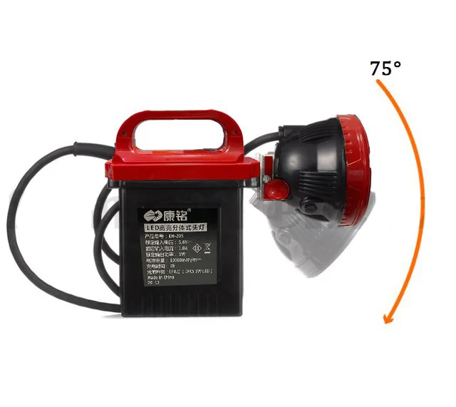 Đèn đội đầu ắc quy rời KM-205 (5W - 10.000mAh)