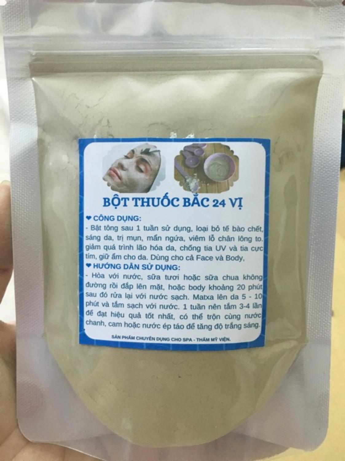 1kg Bột thuốᴄ Bắc Tắm trắng 24 Vị Handmade
