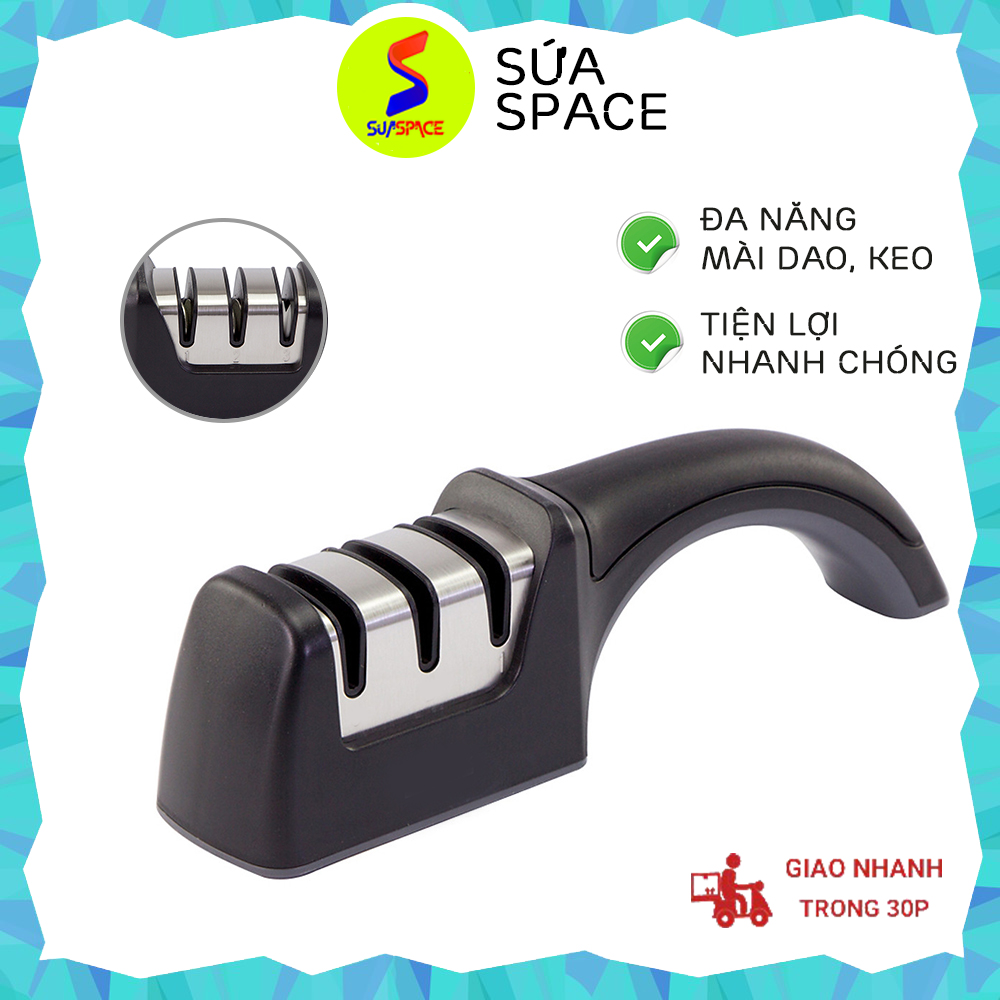 BÁO GIÁ Dao Làm Bếp Đức Giá Rẻ | Shopee Lazada Sendo Tiki mới nhất 44 Dụng cụ mài dao kéo đa năng giá rẻ Sứa Space M89, mài dao cầm tay 3 cấp độ có tay cầm chắc chắn - Dụng cụ mài dao Đức đa năng thế hệ mới, an toàn và tiện lợi cho phụ nữ dễ dàng sử dụng, mài dao lock&lock chính hãng - Sứa