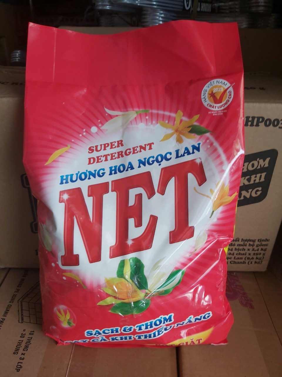 Bột giặt Net 5,5kg Hương  hoa ngọc lan - Cam kết hàng chính hãng