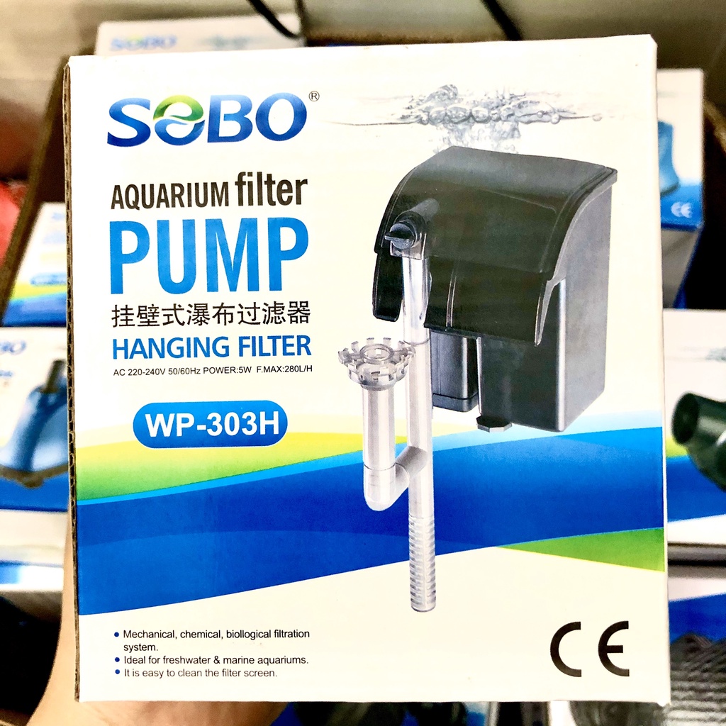Lọc Thác Bể Cá 303H (bao gồm cả lọc váng)