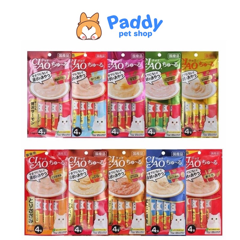 Súp thưởng Ciao Churu túi 4 tuýp - Gà & soup