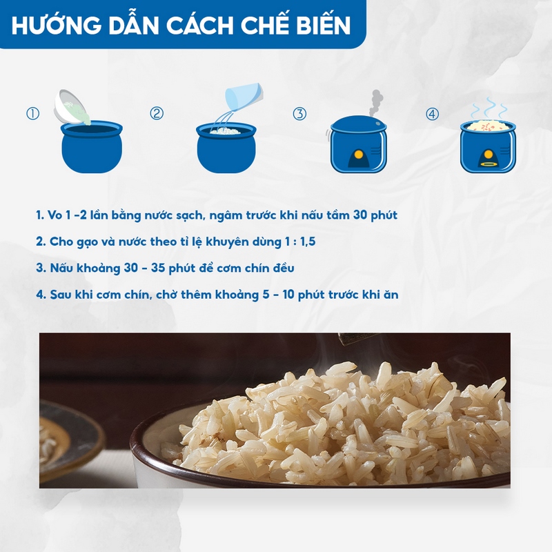 Gạo Lứt ST25 Sito Rice 1kg