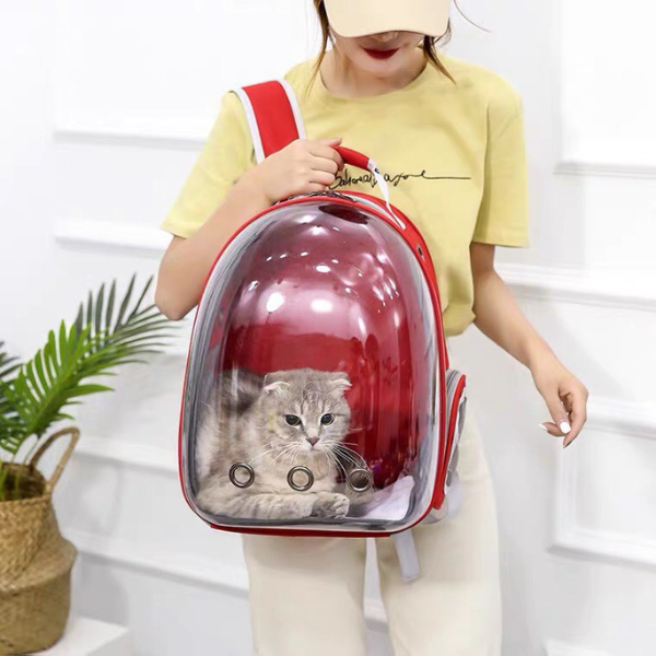 Balo Chó Mèo Phi Hành Gia Trong Suốt