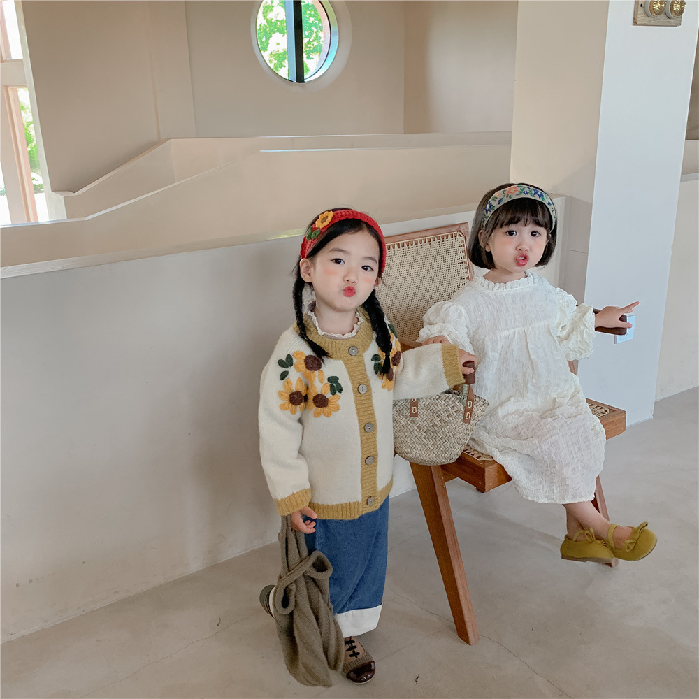 [Pre-ORDER] Áo len bé gái style Hàn Quốc