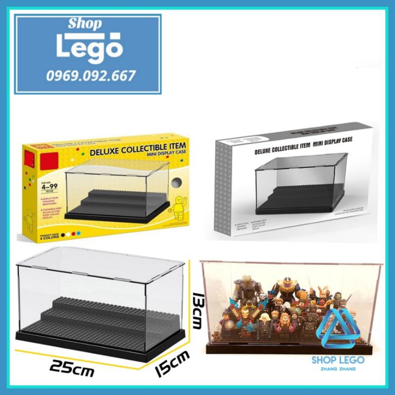 [FREESHIP MAX] Hộp đựng trưng bày Lego (3 tầng) phiên bản giới hạn Shop Lego Zhang Zhang [Shop Đồ Chơi Zhang Zhang]