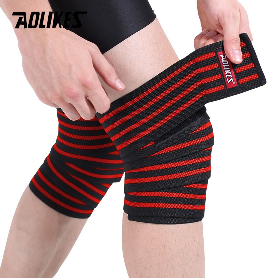 Bộ 2 băng quấn đầu gối AOLIKES MD-7167 knee compression straps