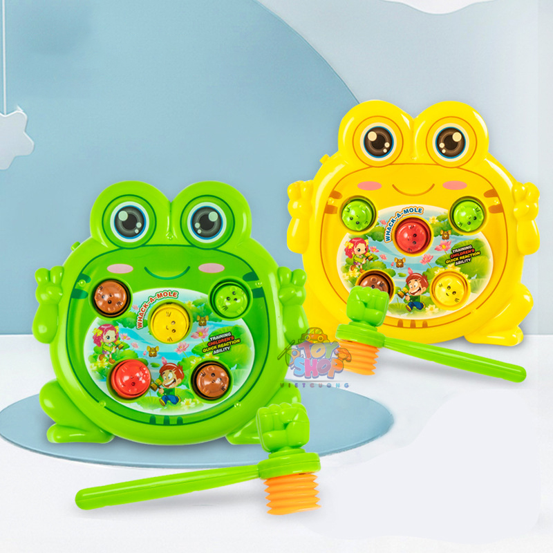 Đồ chơi đập chuột hamster bàn đập hình ếch dễ thương