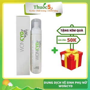 [Giá Gốc] Dung dịch vệ sinh phụ nữ WONCYD tạo bọt, chai 200ml