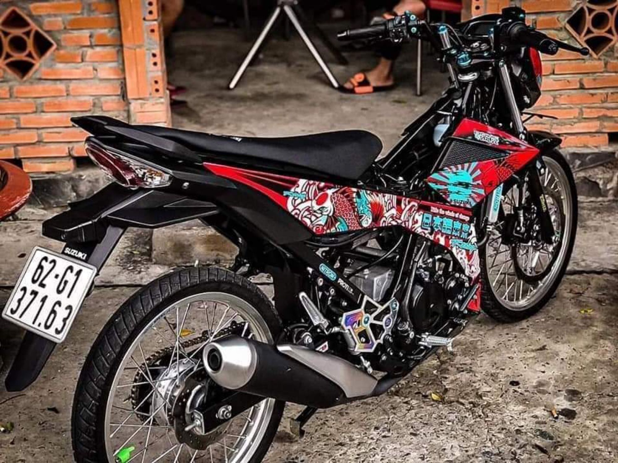[HCM]Tem rời xe Satria -Raider cá chép cao cấp