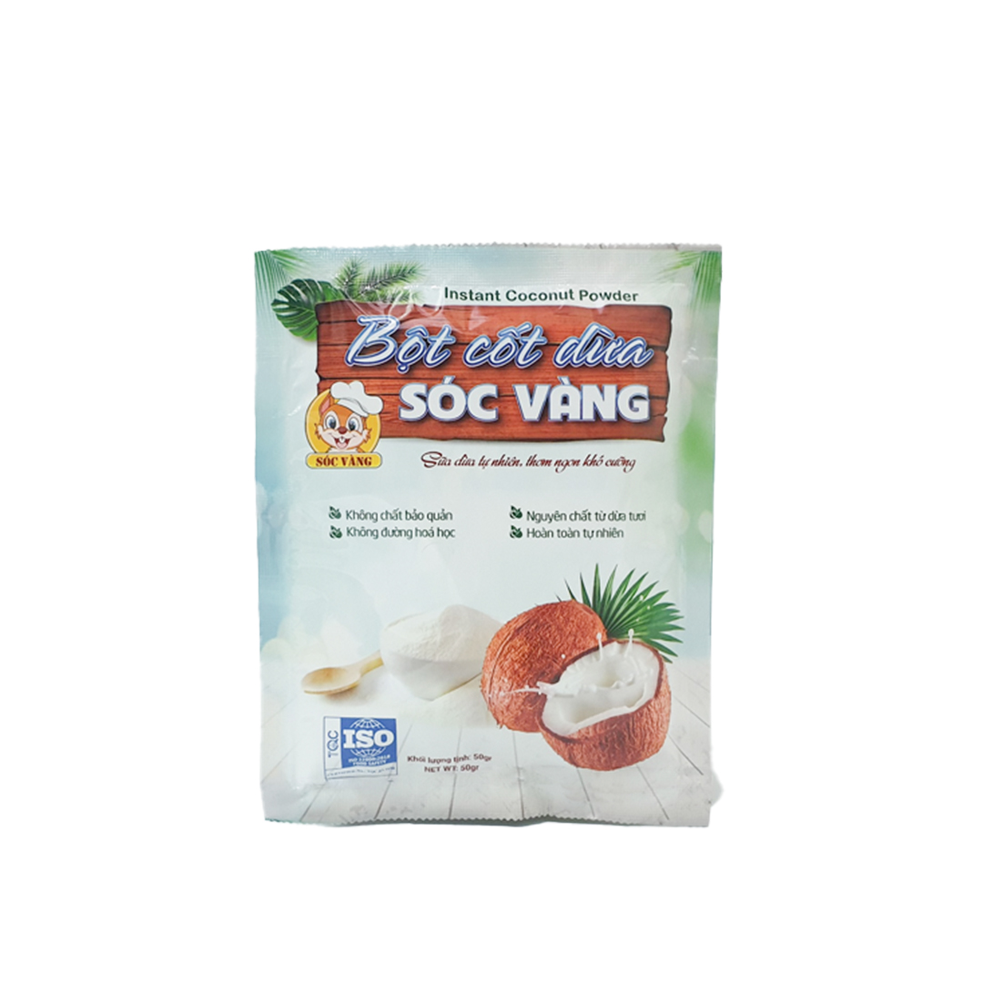 Bột Cốt Dừa Sóc Vàng