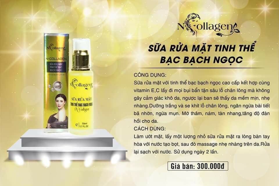 [HCM]sửa rửa mặt n collagen bach ngoc