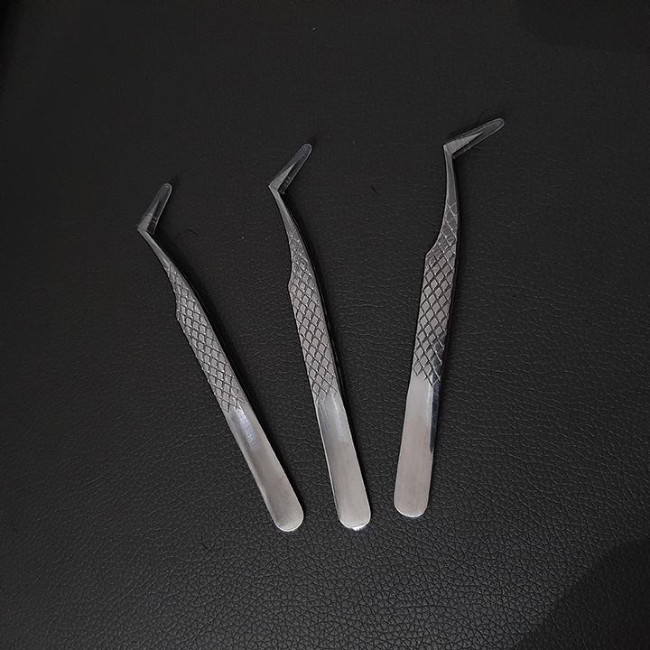 NHÍP NỐI MI VOLUME KẺ Ô PAKISTAN A5 BẠC