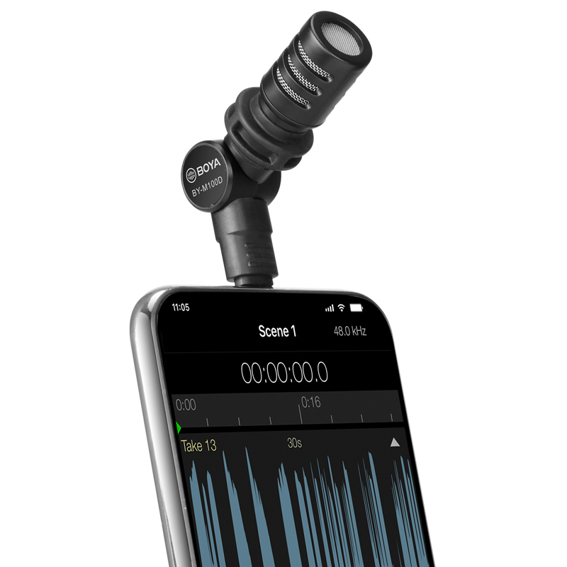 Boya BY-M100D - Micro Cổng Lightning Đạt Chuẩn MFi Thu Âm Cho Các Thiết Bị IOS (IPhone, IPad, IPod)