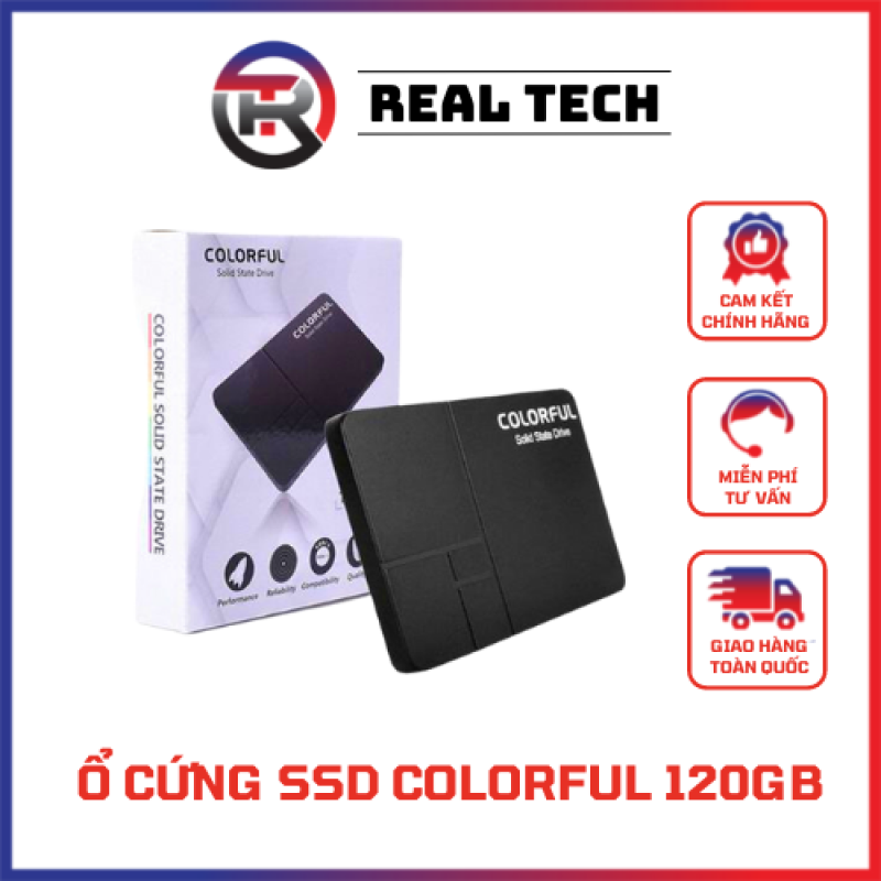 Ổ cứng SSD Colorful SL300 120GB 2.5 SATA III - Bảo Hành 36 Tháng