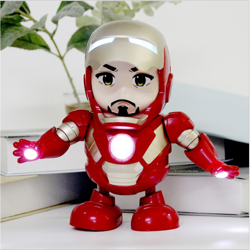 Đồ Chơi Robot Iron Man Nhảy Múa Cho Bé Yêu