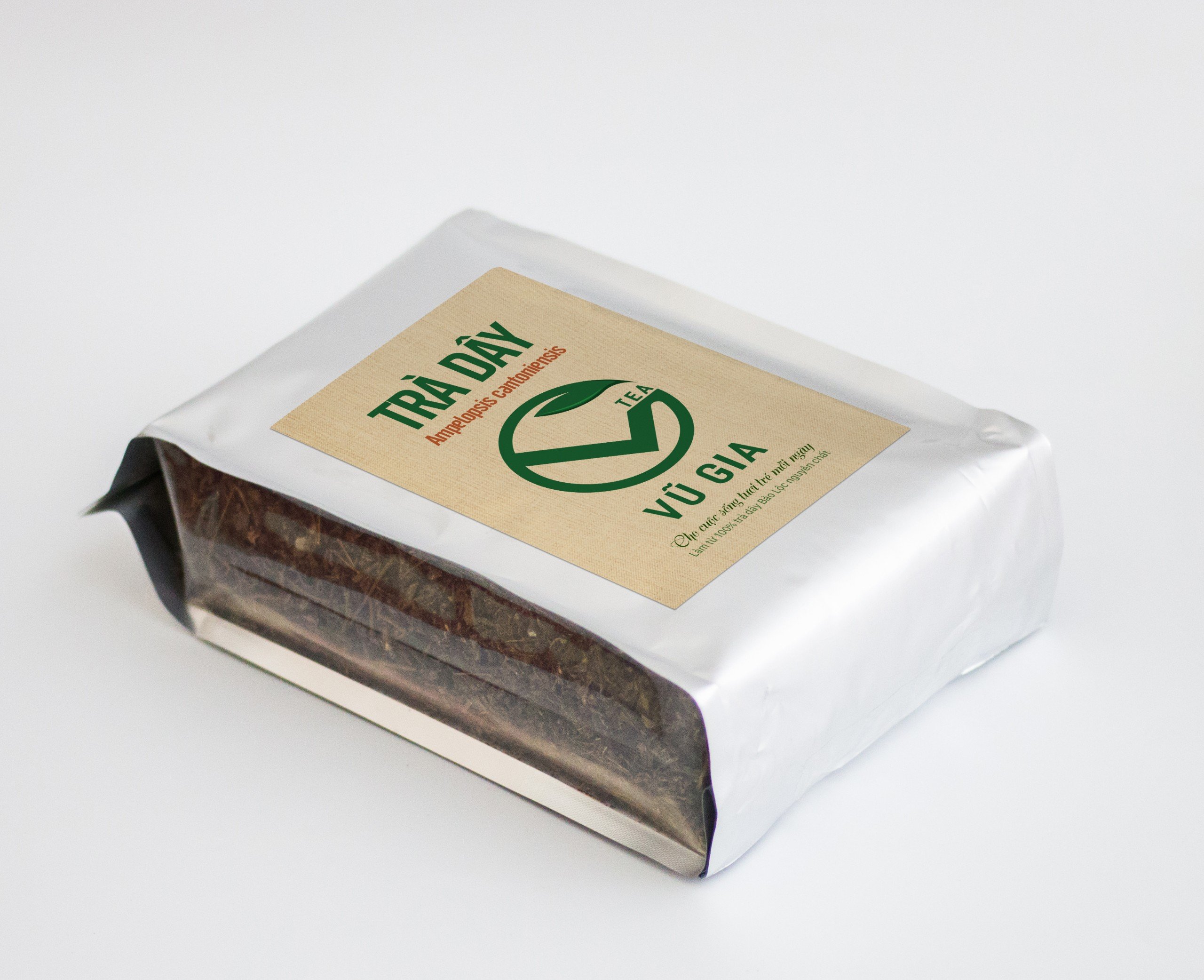 Trà Dây Nguyên Chất Bảo Lộc Vũ Gia (100g/hũ) - Hỗ trợ đau dạ dày, tiêu hóa, diệt vi khuẩn HP dạ dày, cải thiện mất ngủ, giảm stress hiệu quả - Đã được kiểm nghiệm y tế