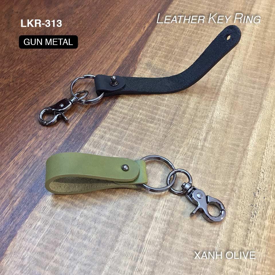 Móc khóa da thật - Genuine leather keyring - LKR-313