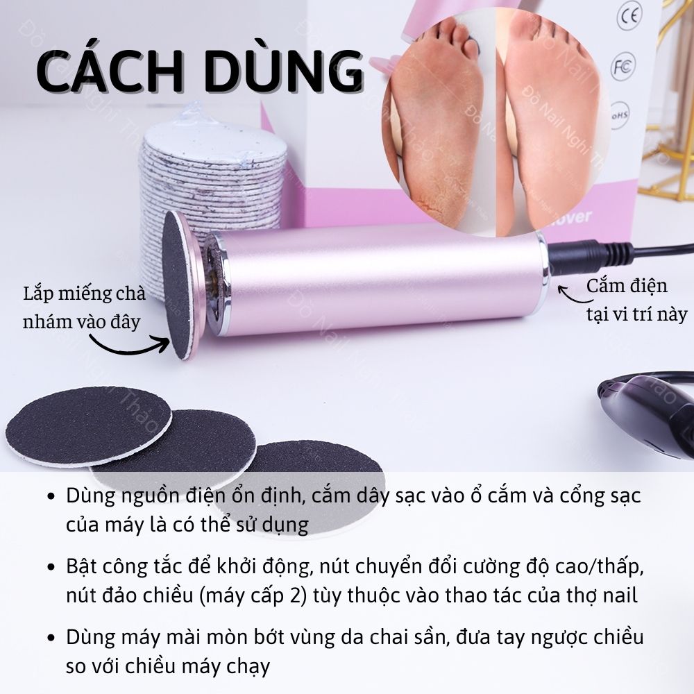 Dây sạc máy chà gót NGHI THẢO