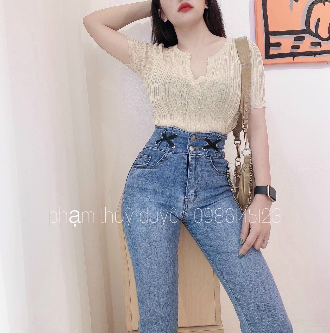 QUẦN JEAN NỮ CHẤT LIỆU ĐẸP CO GIÃN TỐT THỜI TRANG WYN SHOP KV118