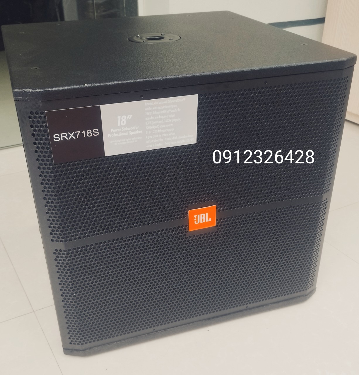 VỎ THÙNG LOA SUB HƠI BASS 40 JBL SRX718 GIÁ 1 CHIẾC  TẶNG KÈM BÔNG TIÊU ÂM