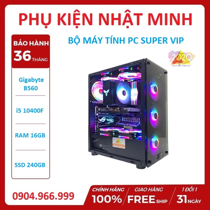 Bảng giá Bộ máy tính i5 10400F- PC siêu gaming hàng VIP gamer thách thức mọi tựa game giá không thể rẻ hơn Phong Vũ