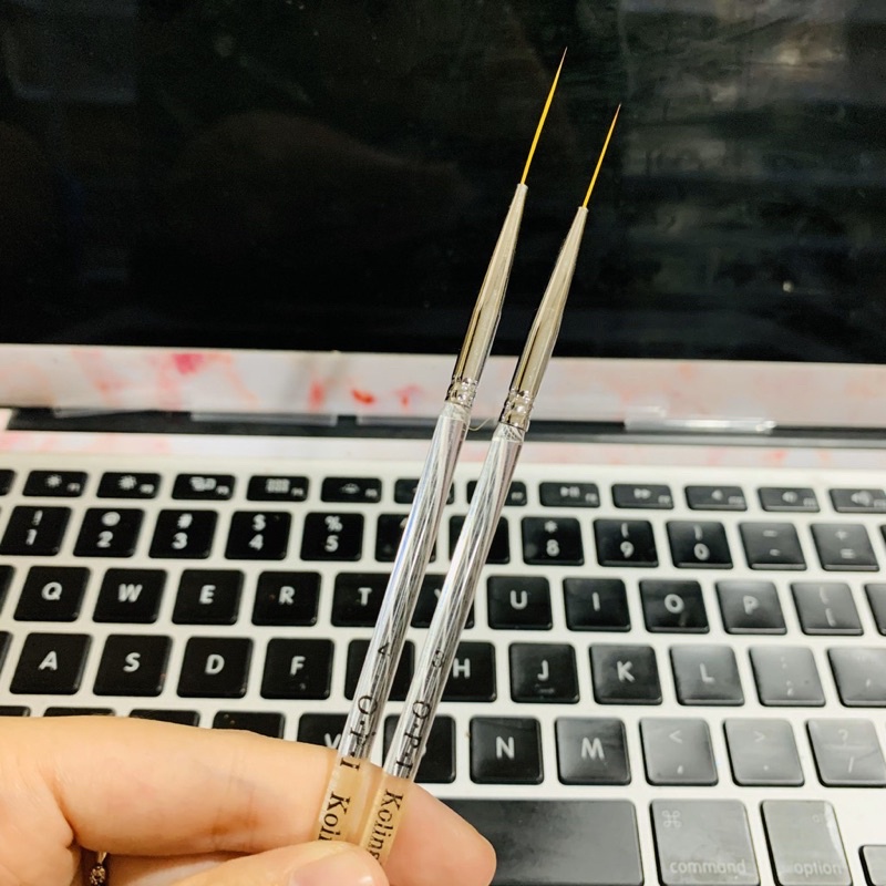 Cọ râu đủ size set 3 cây siêu mảnh vẽ móng
