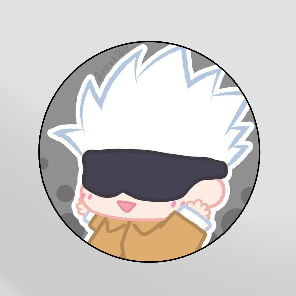 (chọn mẫu) Bút cảm ứng huy hiệu in hình JUJUTSU KAISEN ver TẬP THẺ DỤC Chú Thuật Hồi Chiến anime chibi có giá đỡ