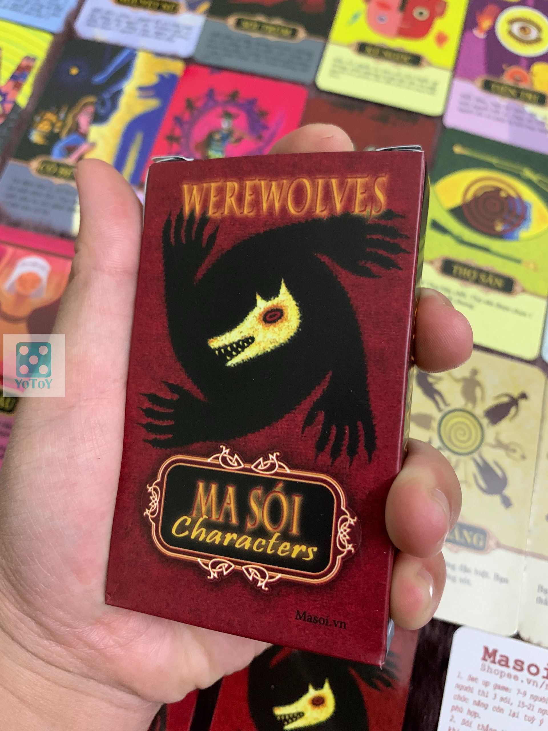 Bài ma sói việt hóa cao cấp giá rẻ - Werewolf boardgame