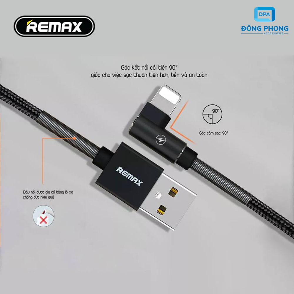 Cáp Sạc Nhanh Remax RC-152 Chính Hãng ( Lightning – Micro USB – Type C )