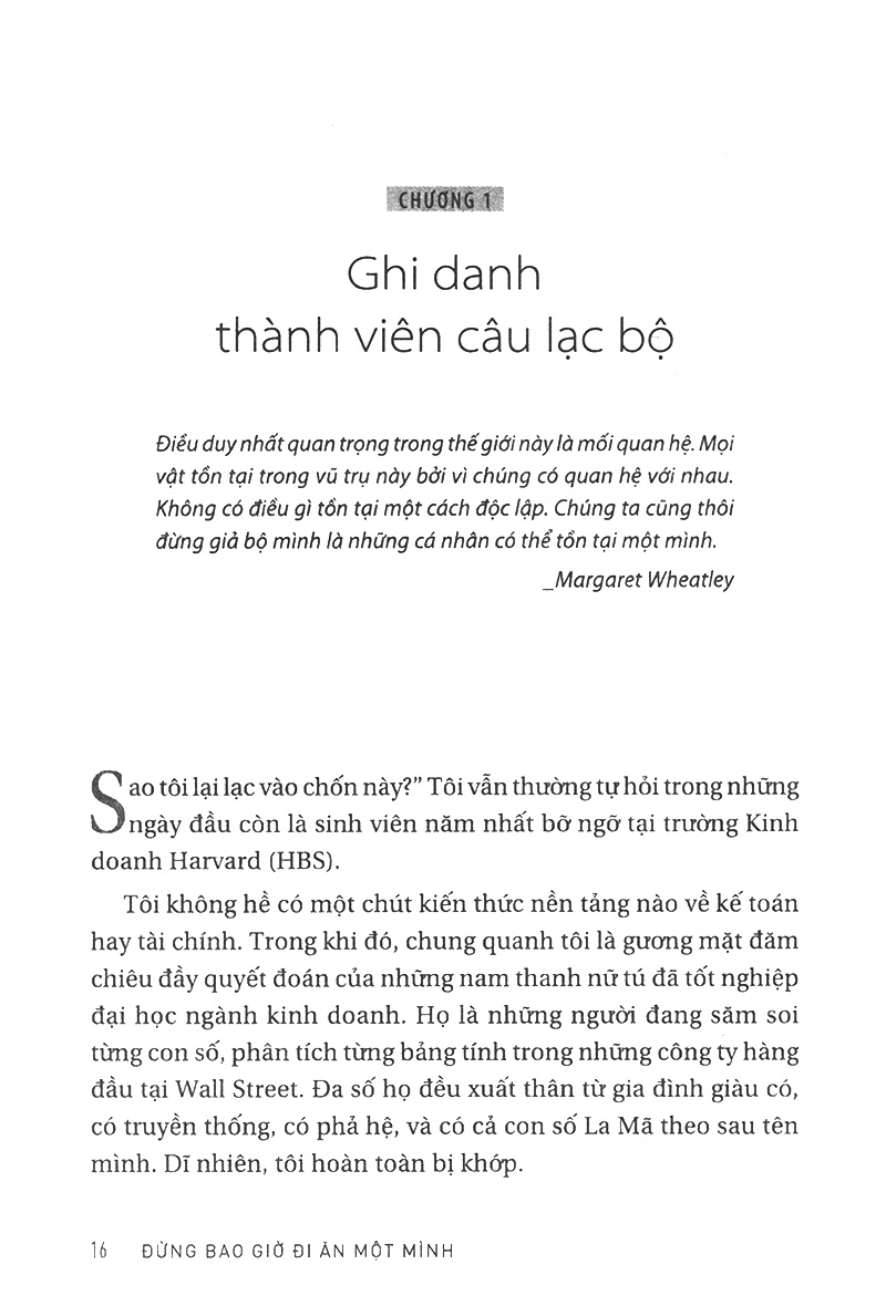 Đừng Bao Giờ Đi Ăn Một Mình (Tái Bản)