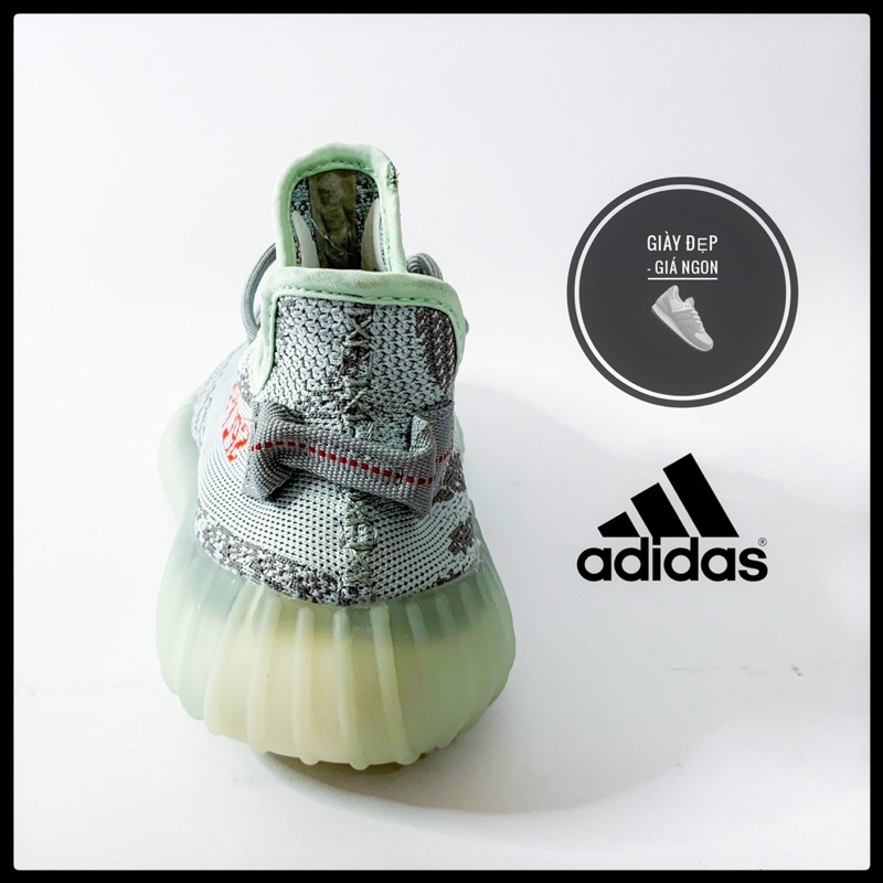 (Shop Giày Đẹp Giá Ngon) Giày Sneaker yz  350 v2 Blue Tint  + full box
