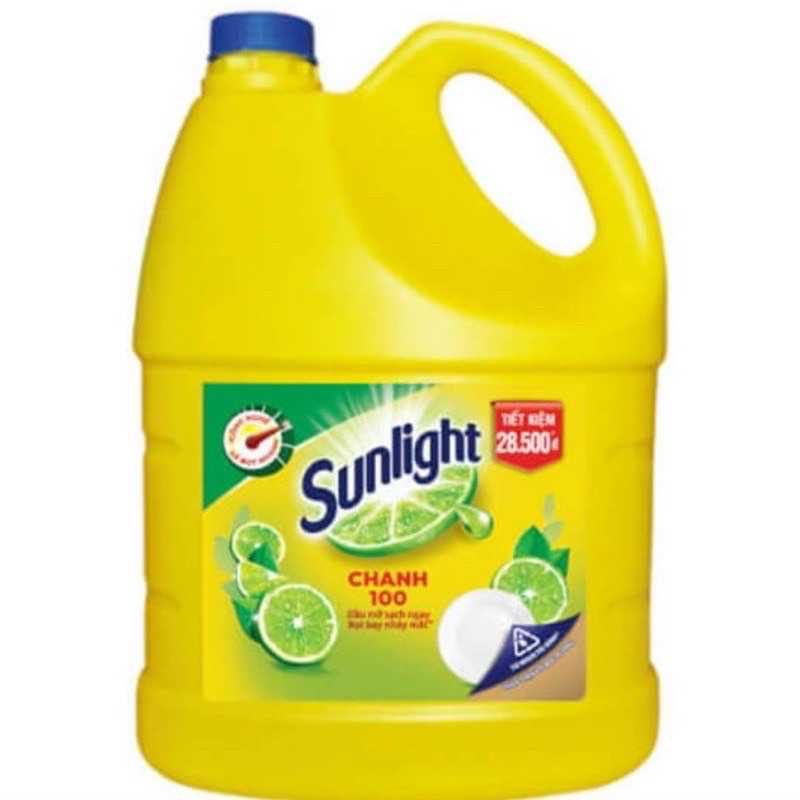 Nước Rửa Chén Hương Chanh Sunlight Siêu Sạch 3kg6