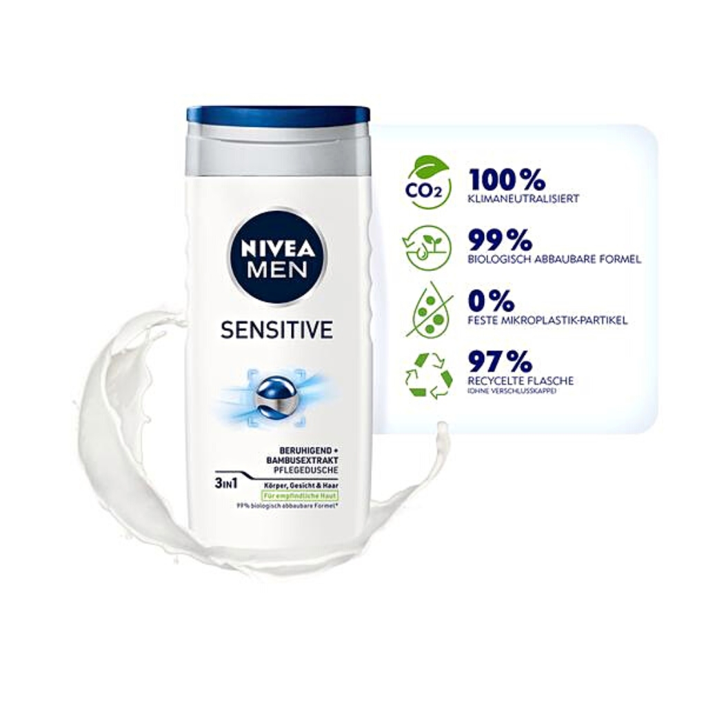 Sữa Tắm Nivea Men 3in1 400ml Hàng Đức