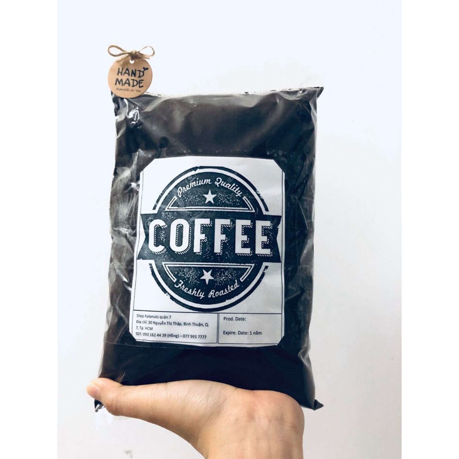 Bột cà phê nguyên chất tẩy tế bào chết trắng da – 100gr