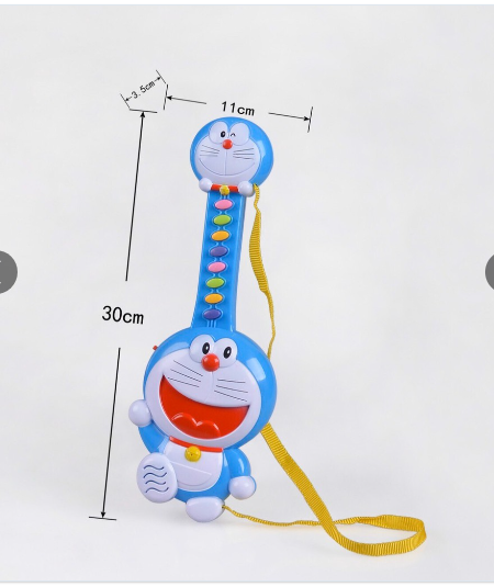 Đồ chơi đàn hình Doraemon dùng pin phát nhạc cho bé (ảnh thật)